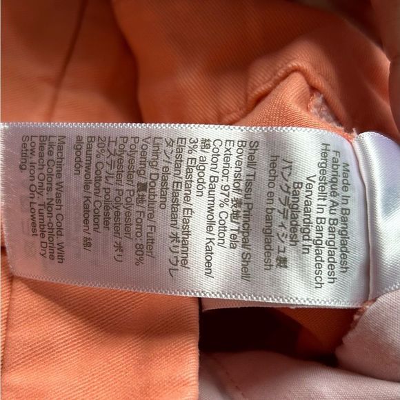 J. Crew Orange Cropped Ankle Pants - Picture 6 of 12